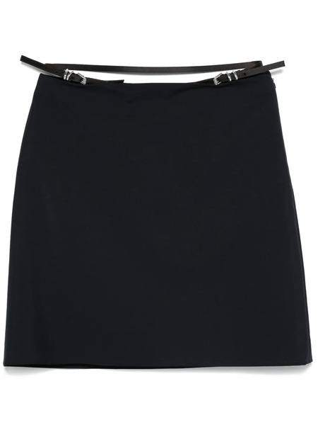  Givenchy Belted Mini Skirt - Blue 