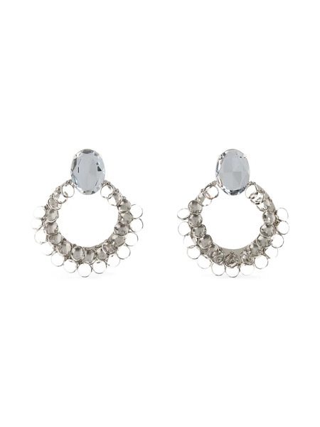  Givenchy Broken Chandelier Earrings - Silver 
