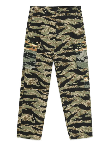  Givenchy Camouflage-pattern Cargo Pants - Green 