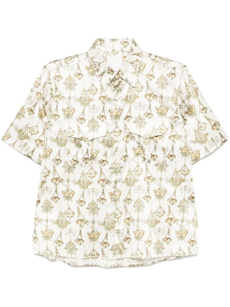  Givenchy Chandelier-print Shirt - Neutrals 