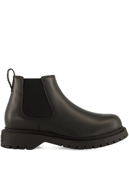  Givenchy Chelsea Brushed Leather Boots - Black 