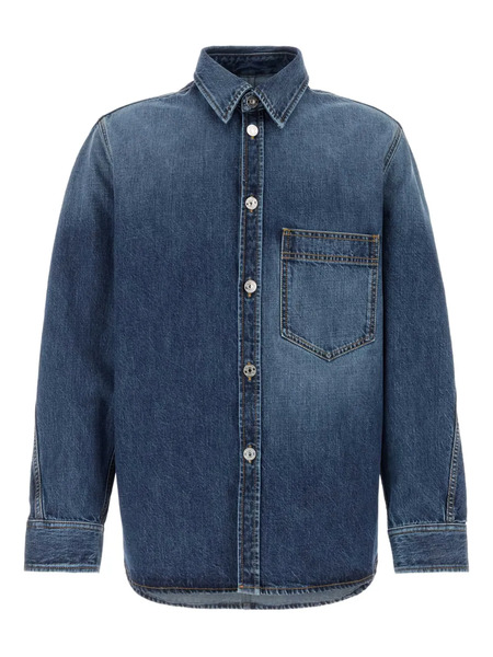  Givenchy Chest-pocket Denim Shirt - Blue 
