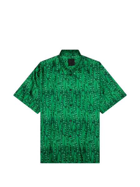  Givenchy Chest-pocket Shirt - Green 
