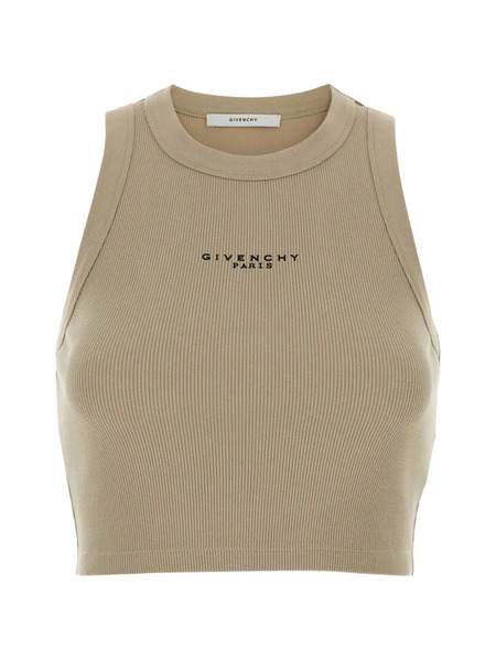  Givenchy Cropped Tank Top - Neutrals 