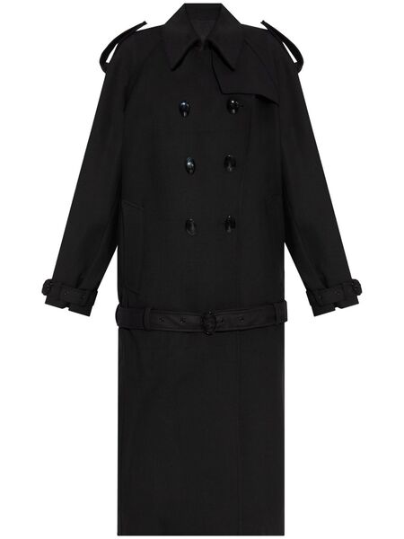  Givenchy Double-breasted Coat - Black 