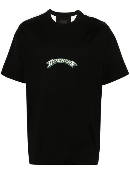  Givenchy Dragon-print Cotton T-shirt - Black 