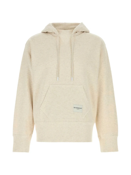  Givenchy Drawstring Long-sleeve Hoodie - Neutrals 