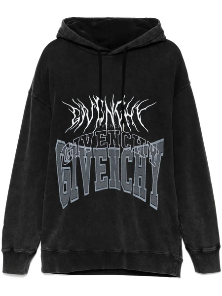  Givenchy Embroidered Hoodie - Black 