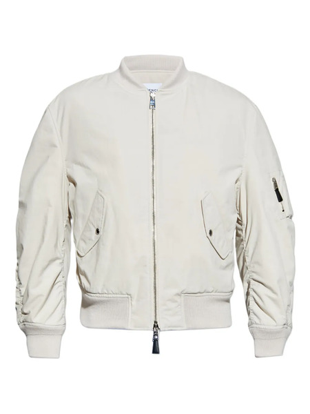  Givenchy Embroidered-logo Bomber Jacket - Neutrals 