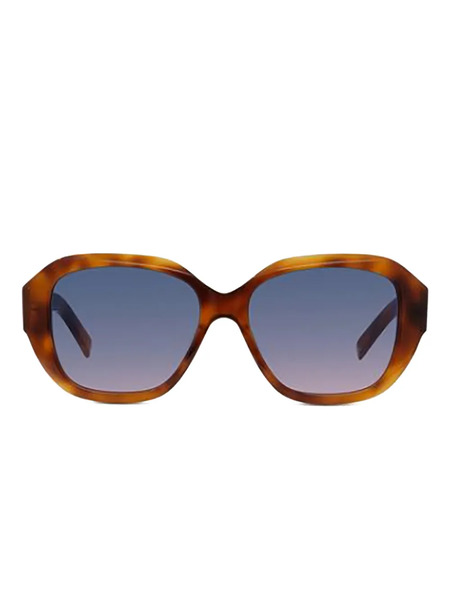  Givenchy Eyewear Geometric-frame Sunglasses - Brown 