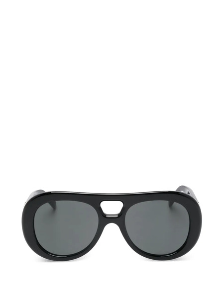  Givenchy Eyewear Oval-frame Sunglasses - Black 