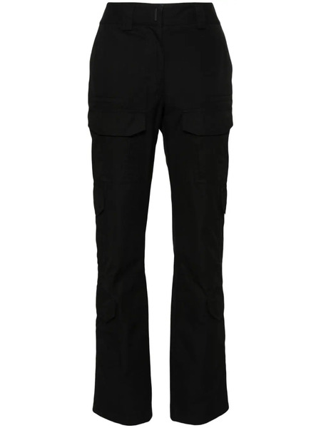  Givenchy Fine-check-pattern Cargo Trousers - Black 