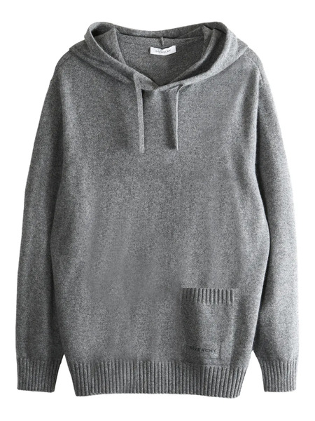  Givenchy Fine-knit Hoodie - Grey 