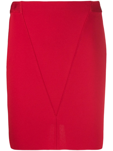  Givenchy Fitted Skirt - Red 