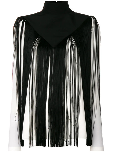  Givenchy Fringe Embellished Top - White 