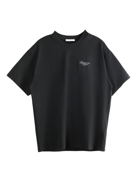  Givenchy Front Stamp-style Graphic Print T-shirt - Black 