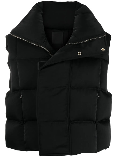  Givenchy Funnel-neck Padded Gilet - Black 