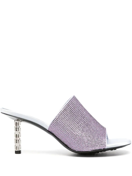  Givenchy G Cube Embellished Mules - Purple 
