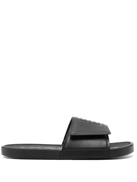  Givenchy 4g-debossed Slides - Black 