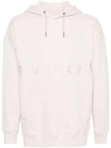  Givenchy 4g-embroidered Hoodie - Pink 