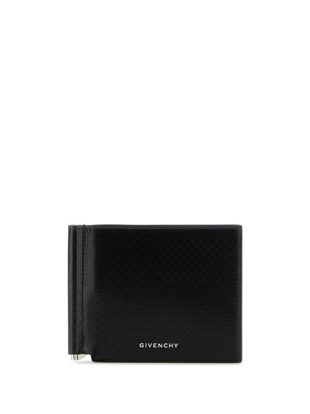  Givenchy 4g Leather Wallet - Black 