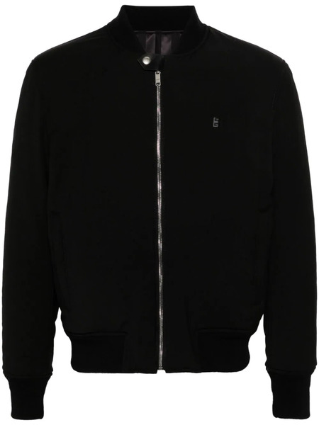  Givenchy 4g-motif Wool Bomber Jacket - Black 