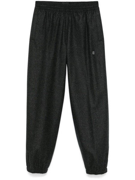  Givenchy 4g-motif Wool Trousers - Grey 