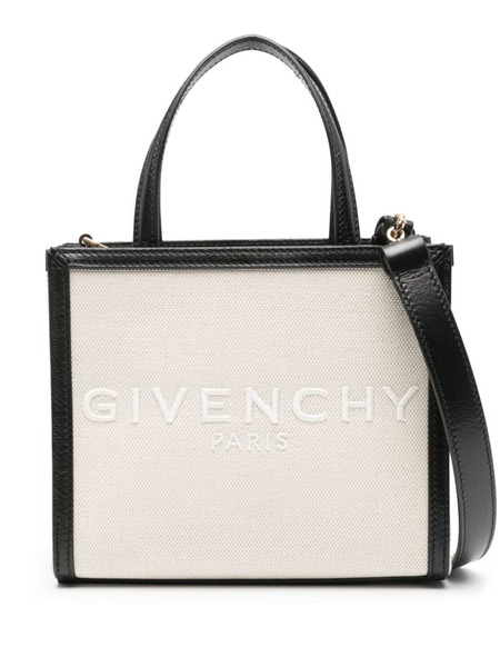  Givenchy G Tote Canvas Mini Bag - Neutrals 
