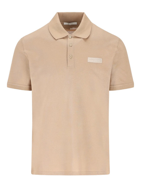  Givenchy Grosgrain Ribbon Polo Shirt - Neutrals 