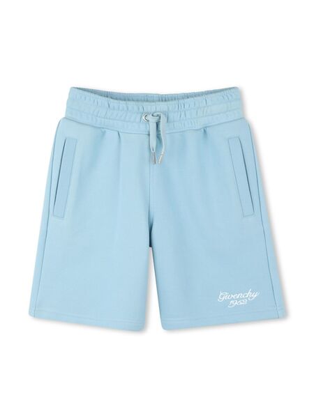  Givenchy Kids Drawstring Bermuda Shorts - Blue 