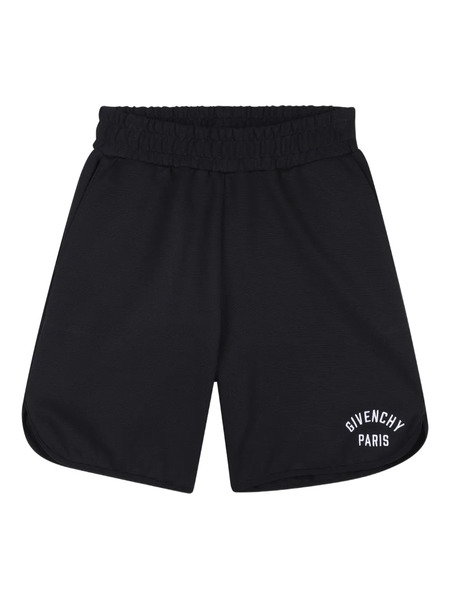  Givenchy Kids Elasticated Shorts - Black 
