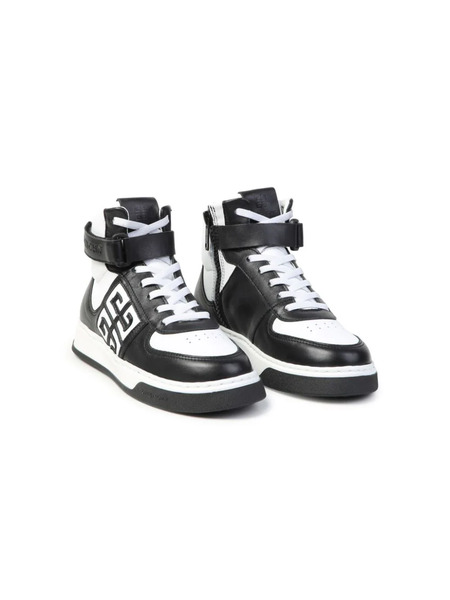  Givenchy Kids 4g High-top Sneakers - Black 