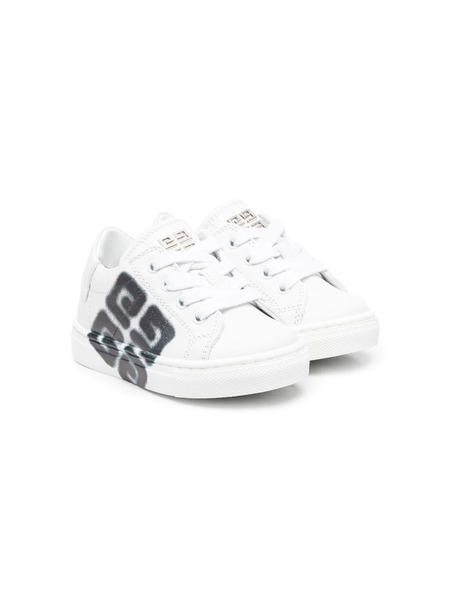  Givenchy Kids 4g Logo Low-top Sneakers - White 