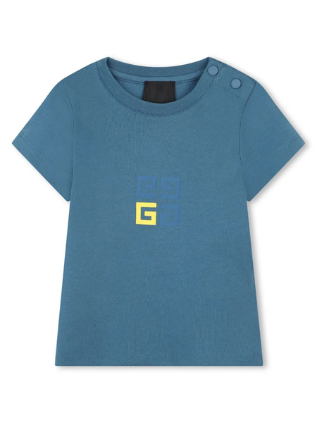  Givenchy Kids 4g-print T-shirt - Blue 