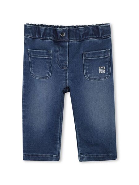  Givenchy Kids 4g Straight Jeans - Blue 
