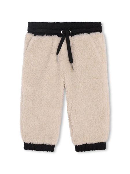 Givenchy Kids Logo-embroidered Fleece Track Pants - Neutrals 
