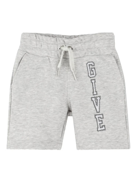  Givenchy Kids Logo-embroidered Shorts - Grey 