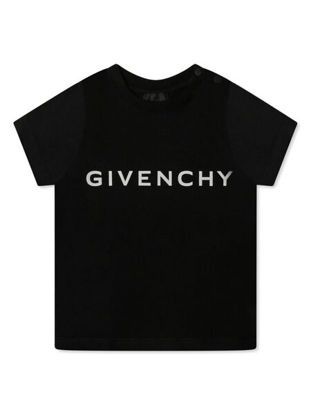  Givenchy Kids Logo-print T-shirt - Black 