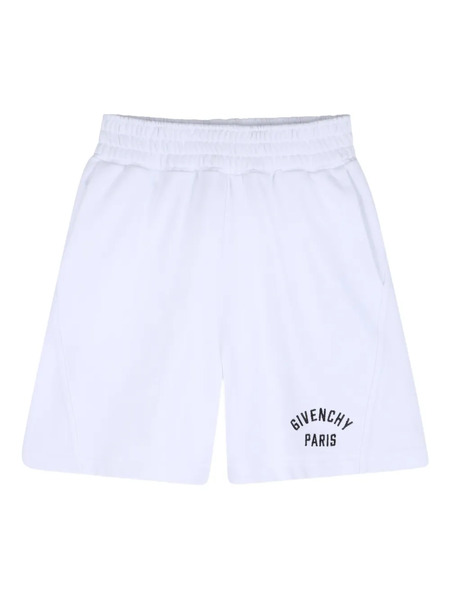  Givenchy Kids Logo Shorts - White 