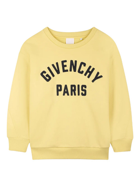  Givenchy Kids Logo Sweatshirt - Yellow 