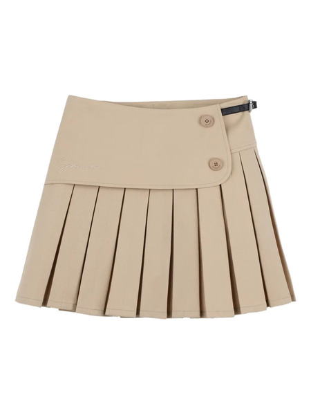  Givenchy Kids Pleated Mini Skirt - Neutrals 