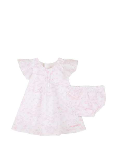  Givenchy Kids Ruffled Dress - White 