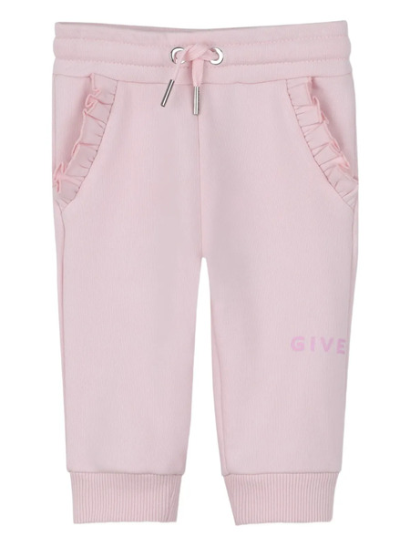  Givenchy Kids Ruffled-pocket Joggers - Pink 