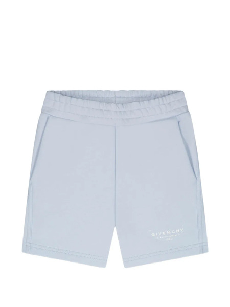  Givenchy Kids Side-pockets Shorts - Blue 