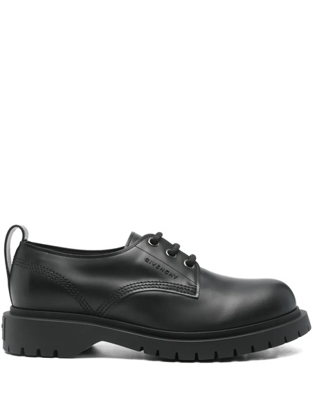  Givenchy Leather Derby Shoes - Black 