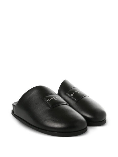  Givenchy Leather Mules - Black 