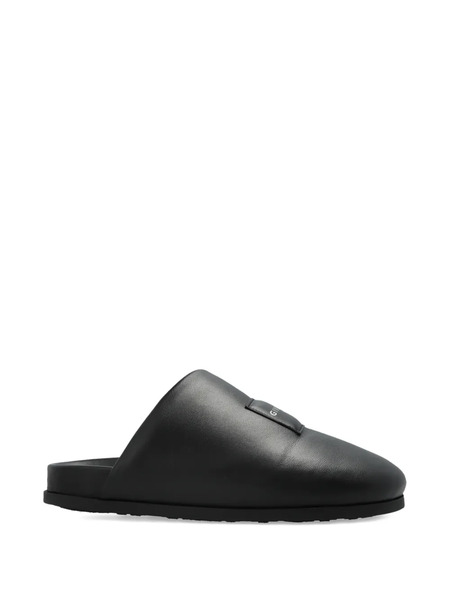  Givenchy Leather Slides - Black 