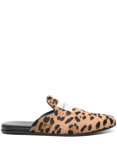  Givenchy Leopard-print Loafers - Neutrals 