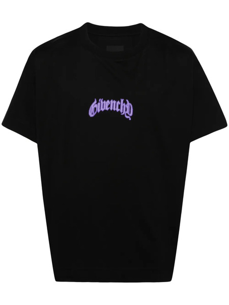  Givenchy Lightning-print T-shirt - Black 