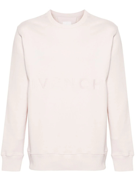  Givenchy Logo-embroidered Cotton Sweatshirt - Pink 